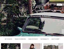 Tablet Screenshot of blog.alternativeapparel.com